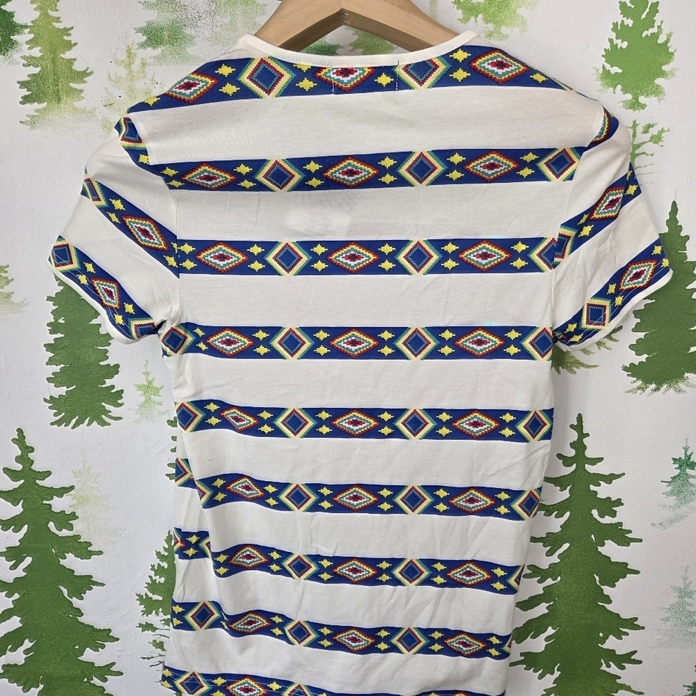 Topman Geometric Pattern T-Shirt - Picture 2 of 8